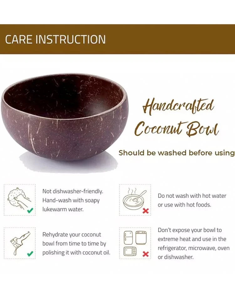 coconut bowls instruction