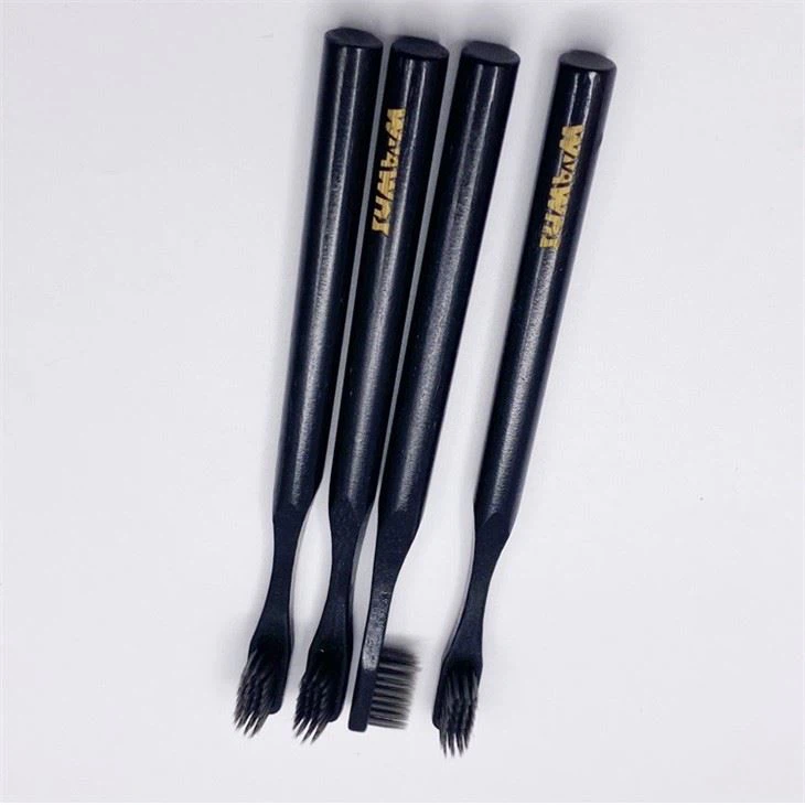 laser logo biodegradable bamboo toothbrush